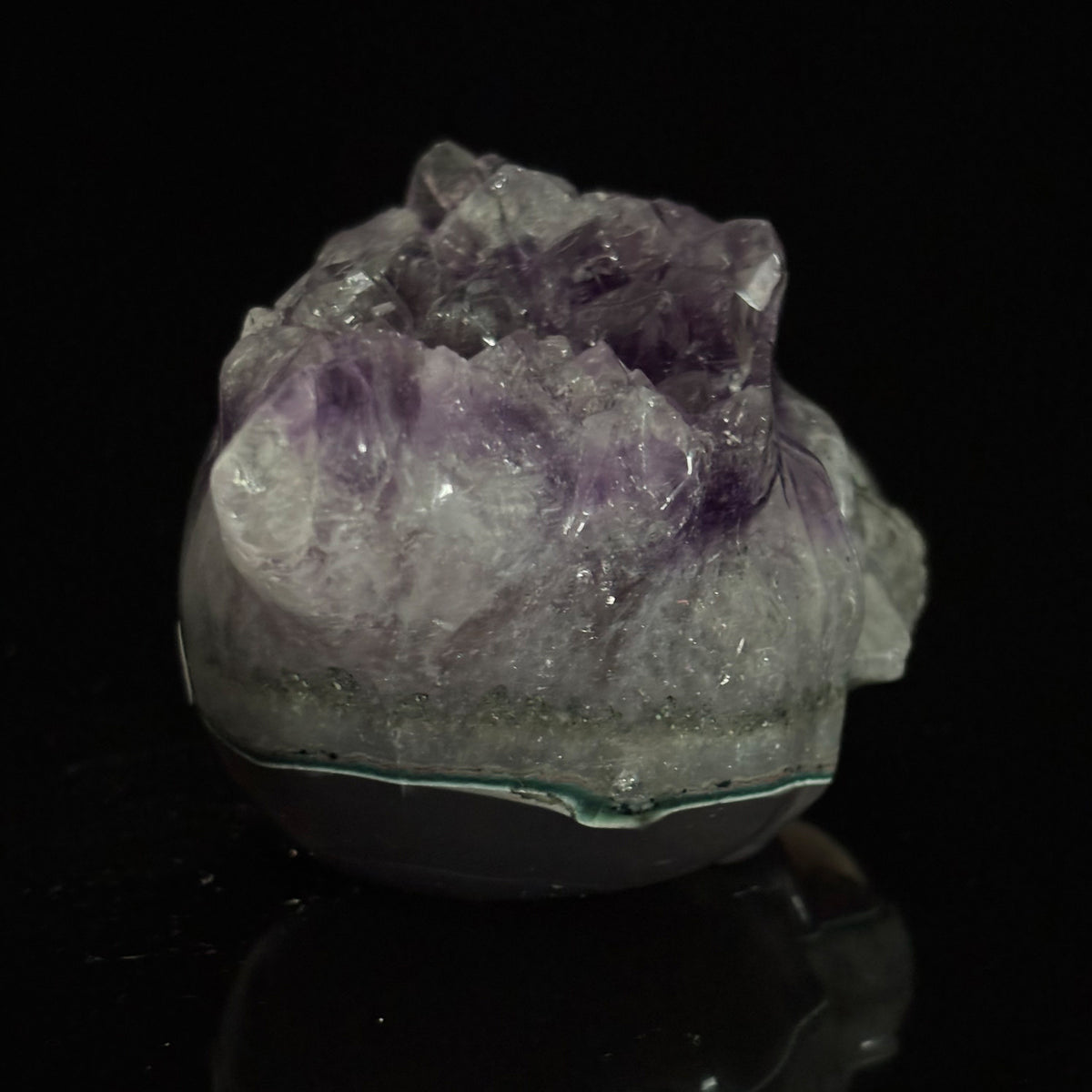 Amethyst Cluster Crystal Skull - Pattern I