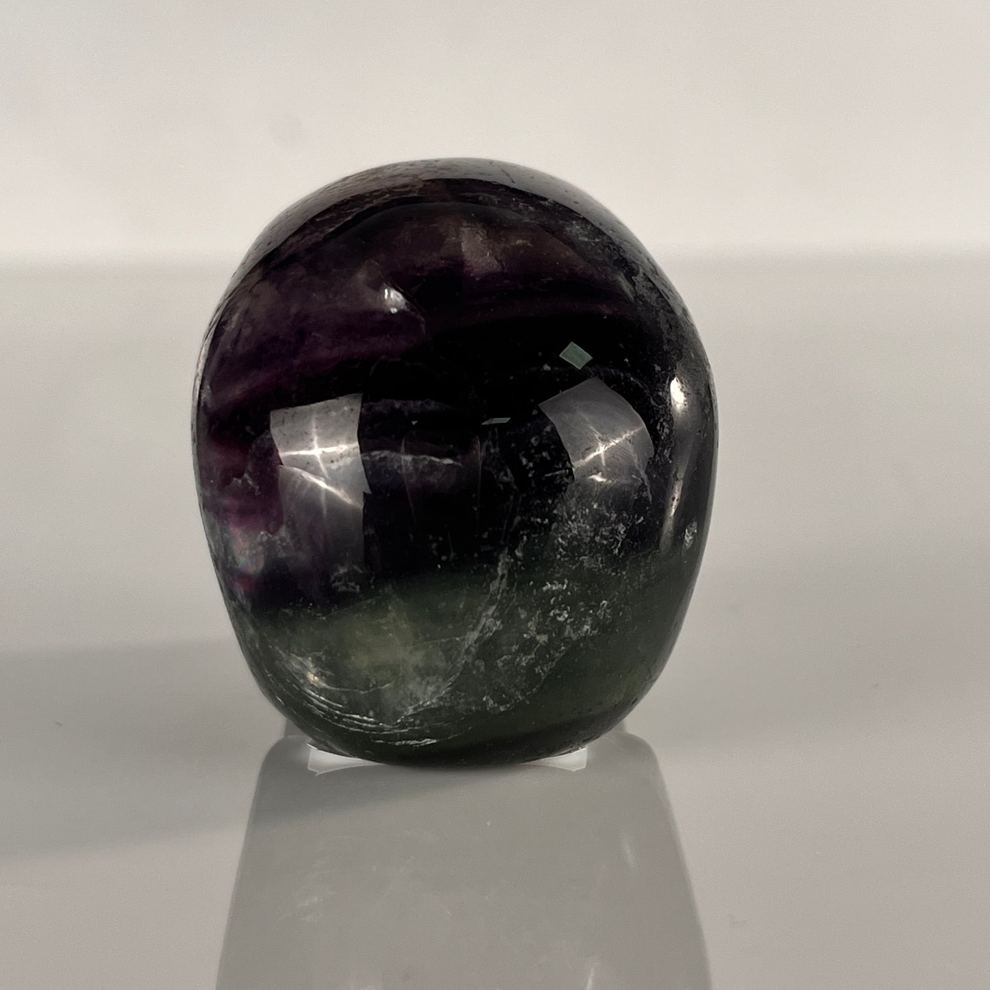 Crâne en cristal de fluorite verte de 5 cm – Pierre naturelle sculptée à la main