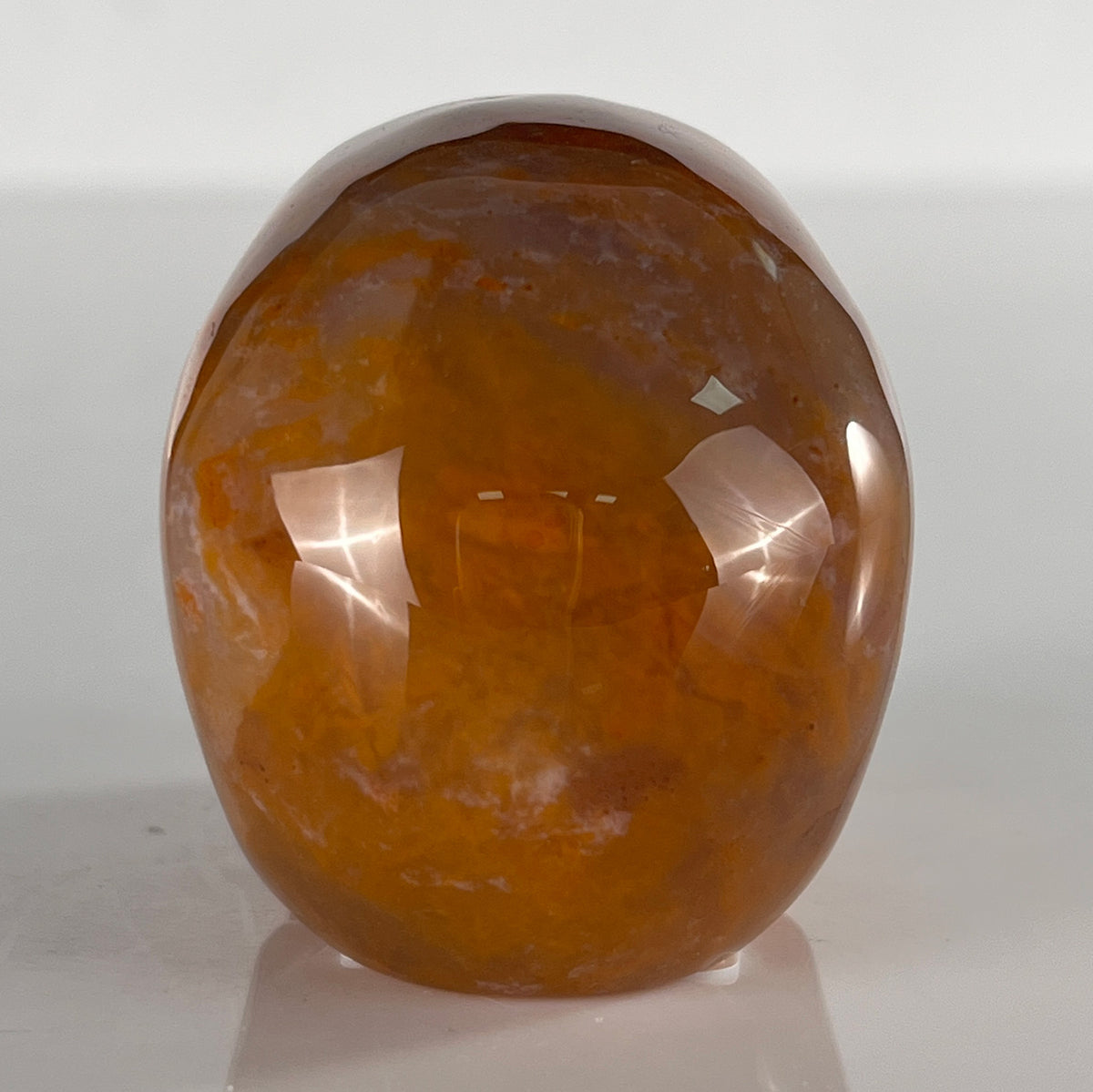 2" Yellow Chalcedony Crystal Skull - Pattern C