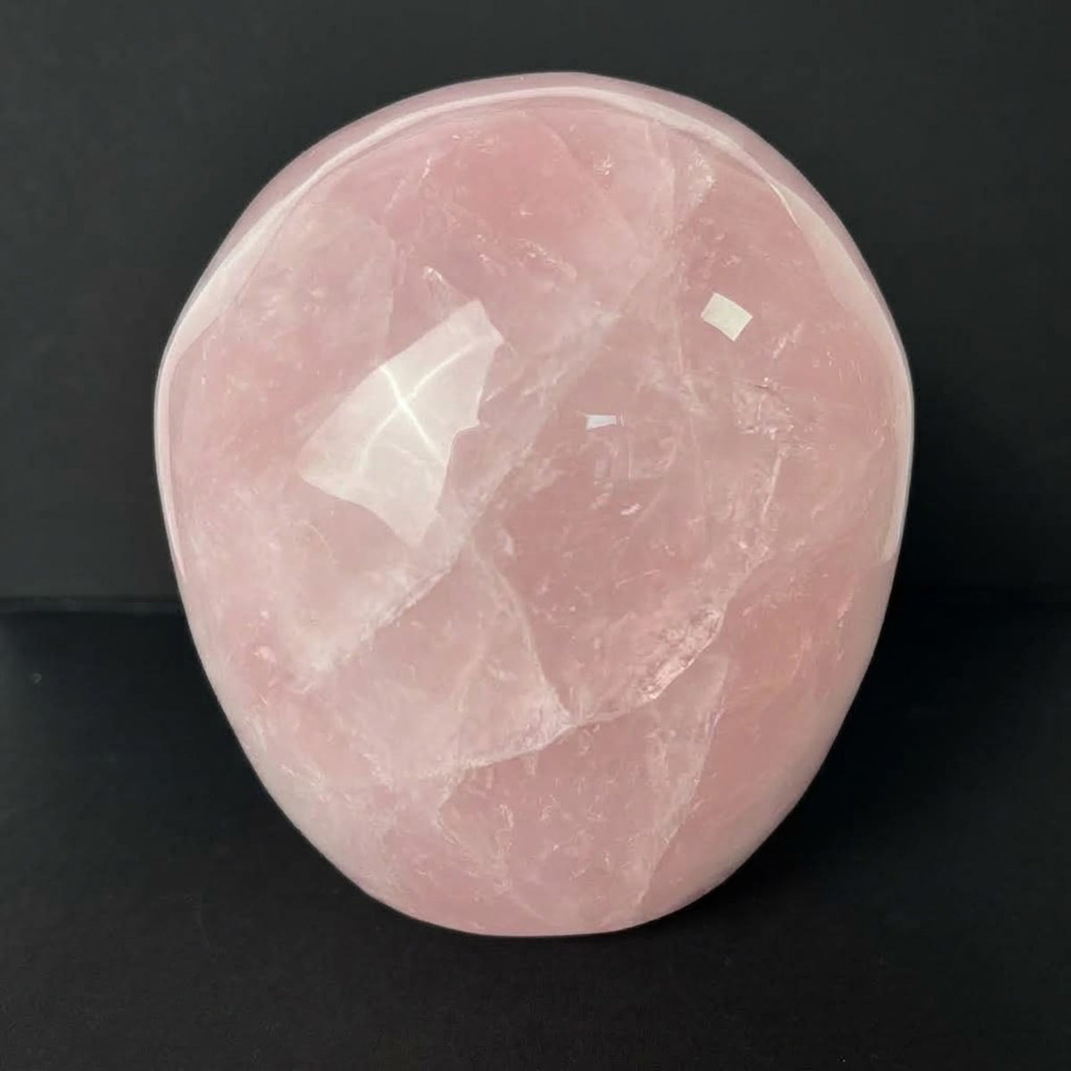 6" Rose Quartz Crystal Skull