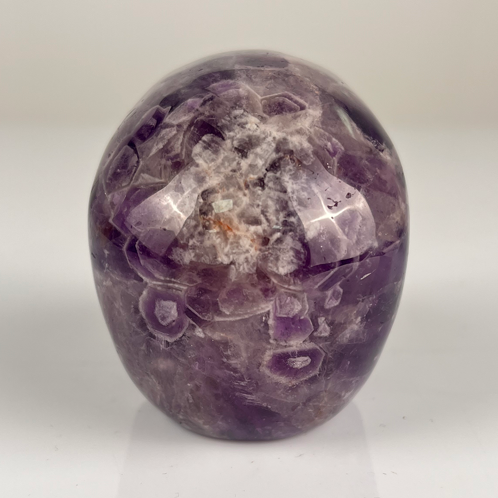 7,6 cm großer Amethyst-Kristallschädel – handgeschnitzter Heilstein