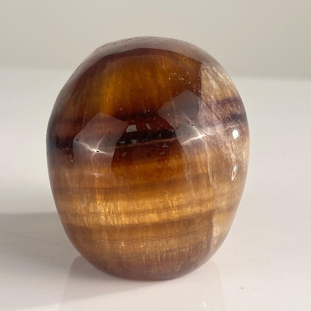 3 Inch Fluorite Crystal Skull – Hand Carved Natural Stone