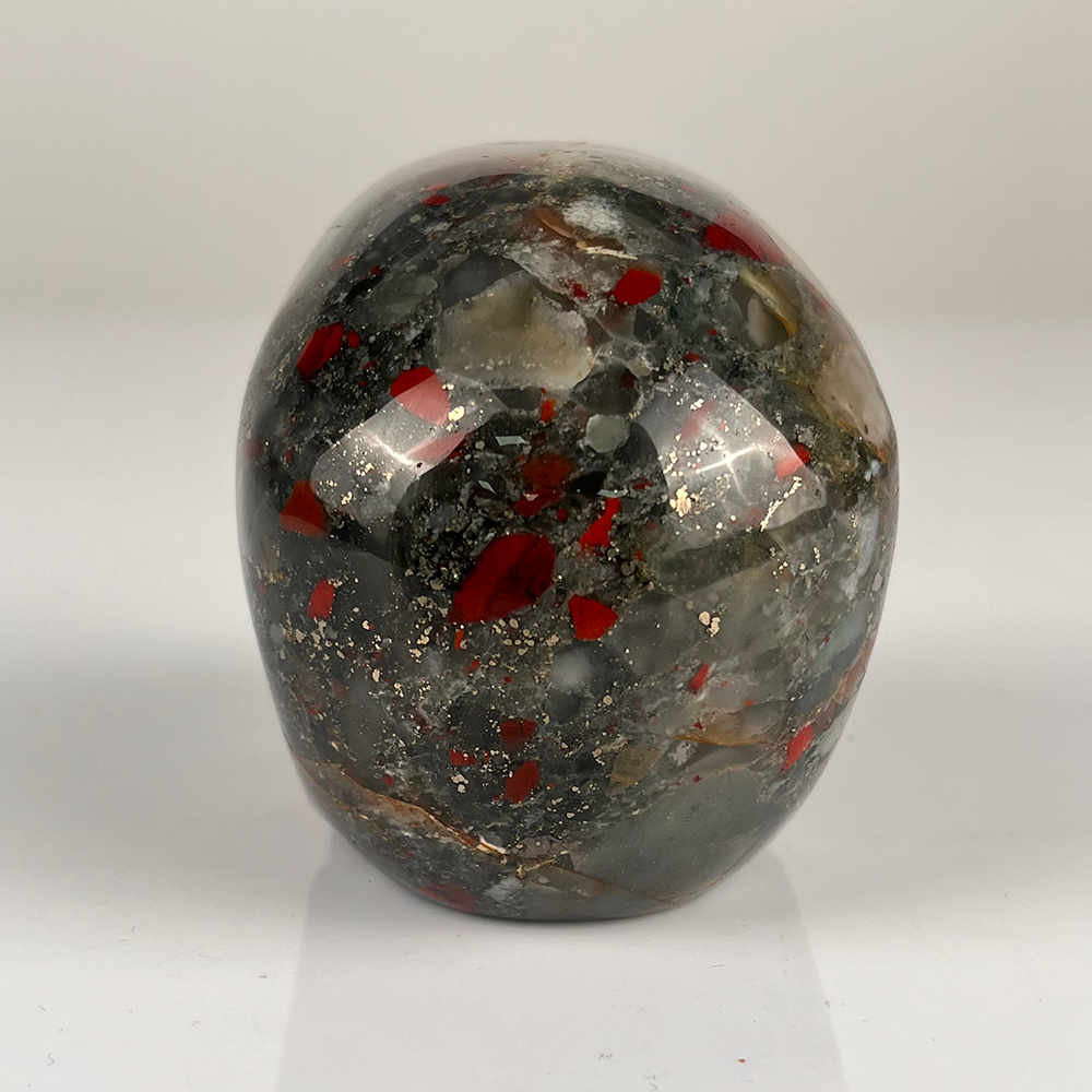 3 Inch African Bloodstone Crystal Skull – Hand Carved Natural Stone