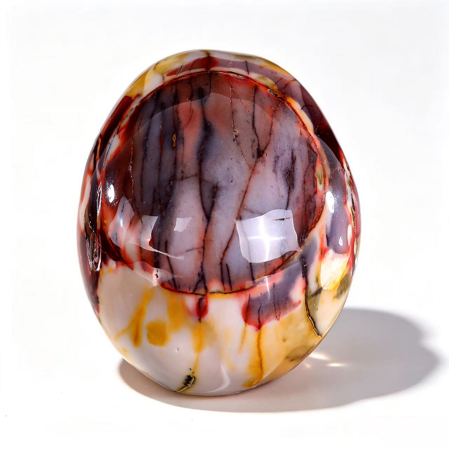 ‘Earth’s Tapestry’ - Mookaite Jasper Skull · Specimen No. 03