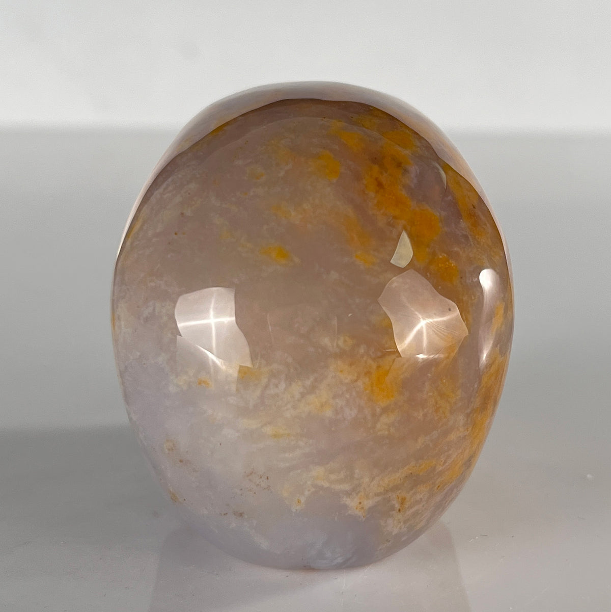 3" Yellow Chalcedony Crystal Skull - Pattern B
