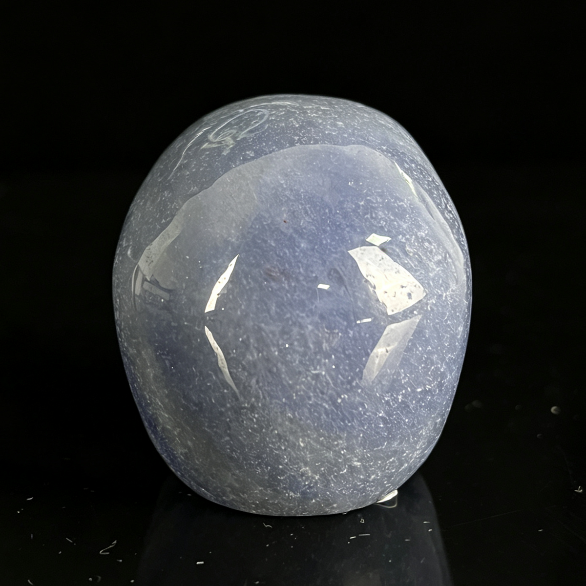2" Blue Aventurine Crystal Skull - Pattern G