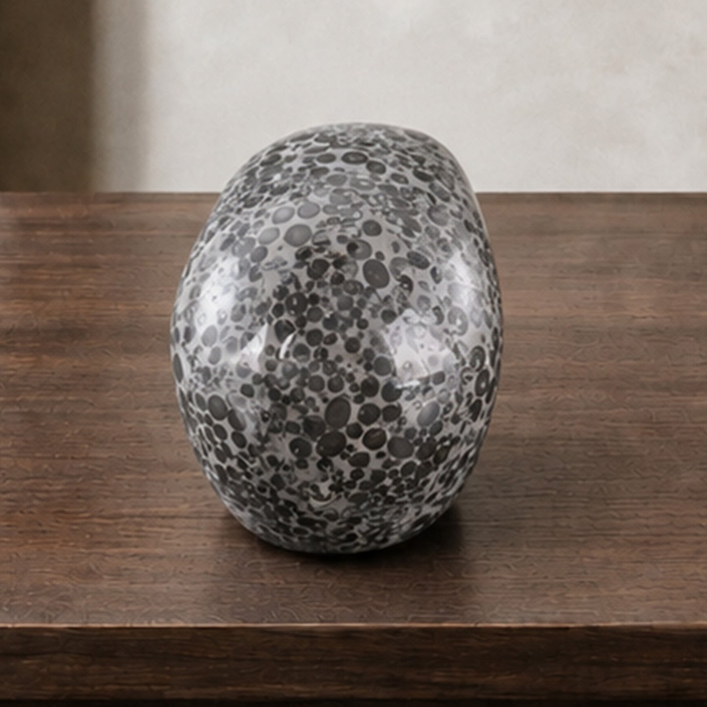 3 Inch Black Leopard Skin Jasper Crystal Skull – Hand Carved Natural Stone