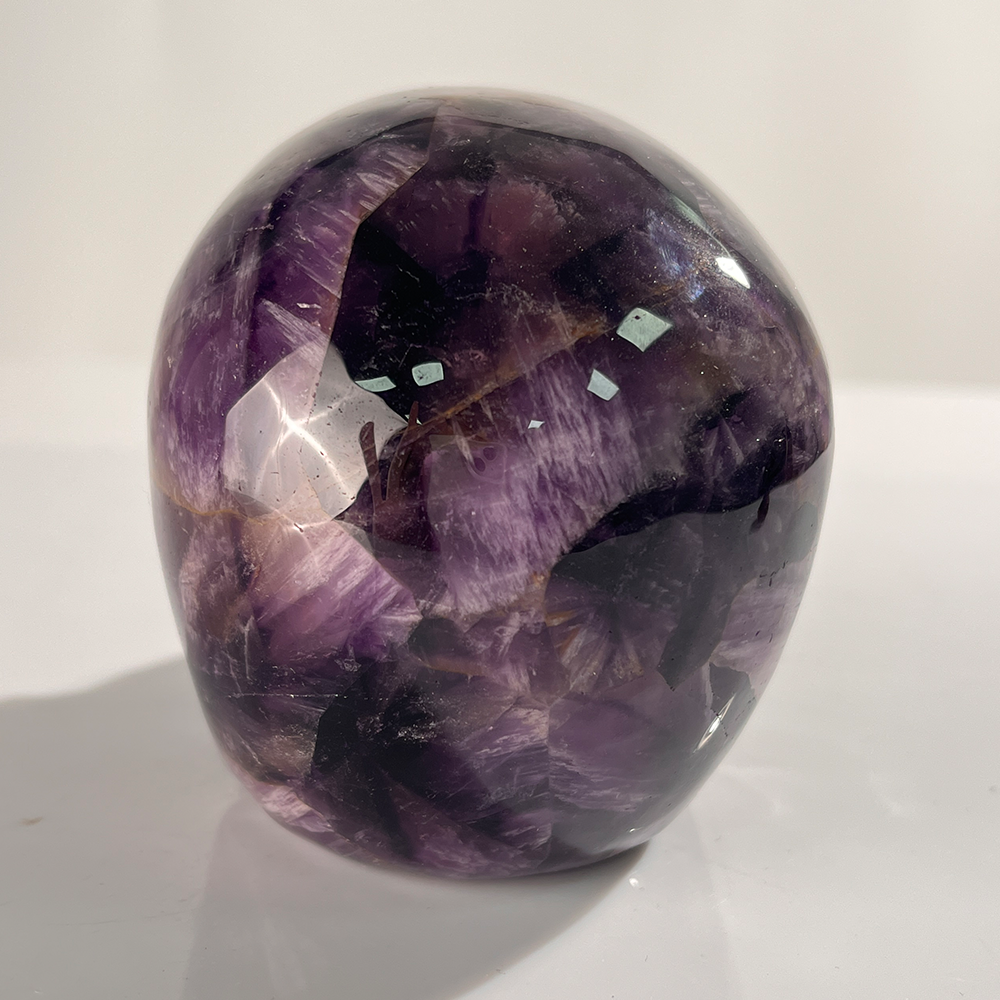4.5 Inch Dream Amethyst Crystal Skull – Hand Carved Natural Gemstone
