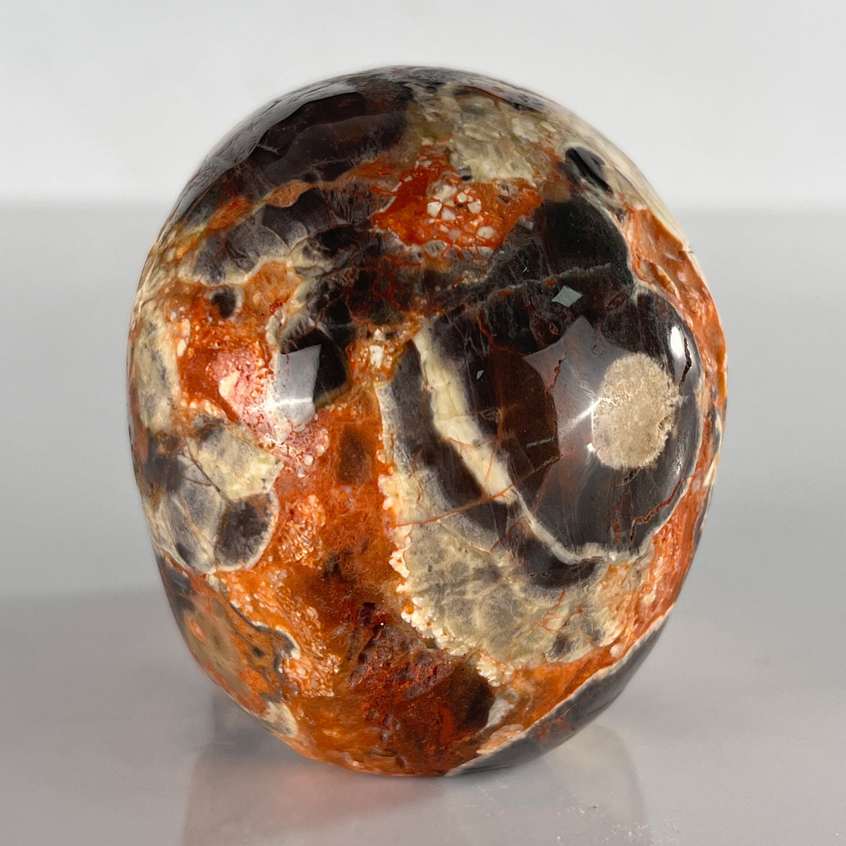 3" Money Agate Crystal Skull - Pattern A