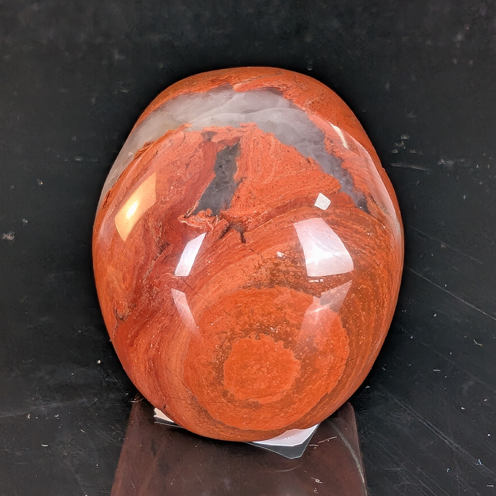 2" Red Jasper Crystal Skull - Pattern B