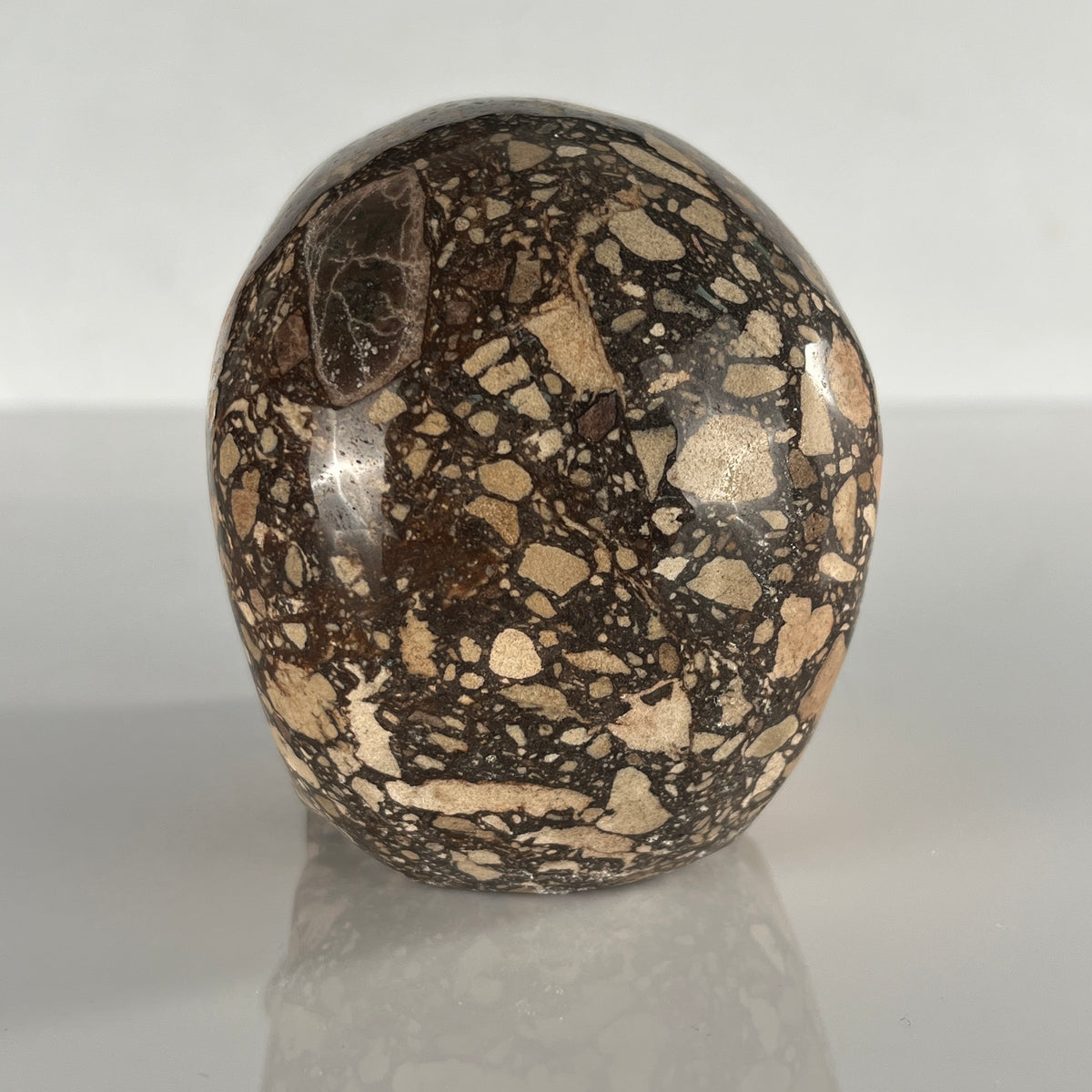 5" Brecciated Red Jasper Crystal Skull