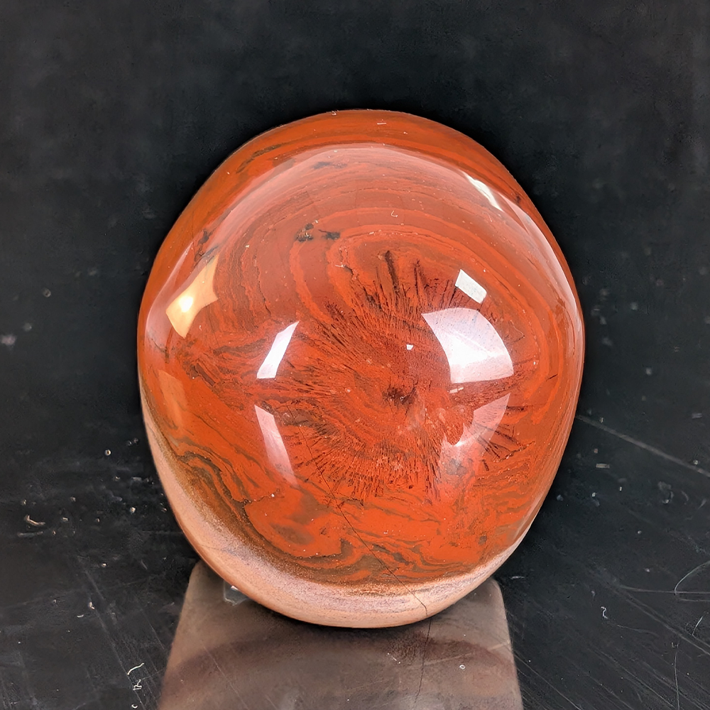 2-inch Red Jasper skull sculpture