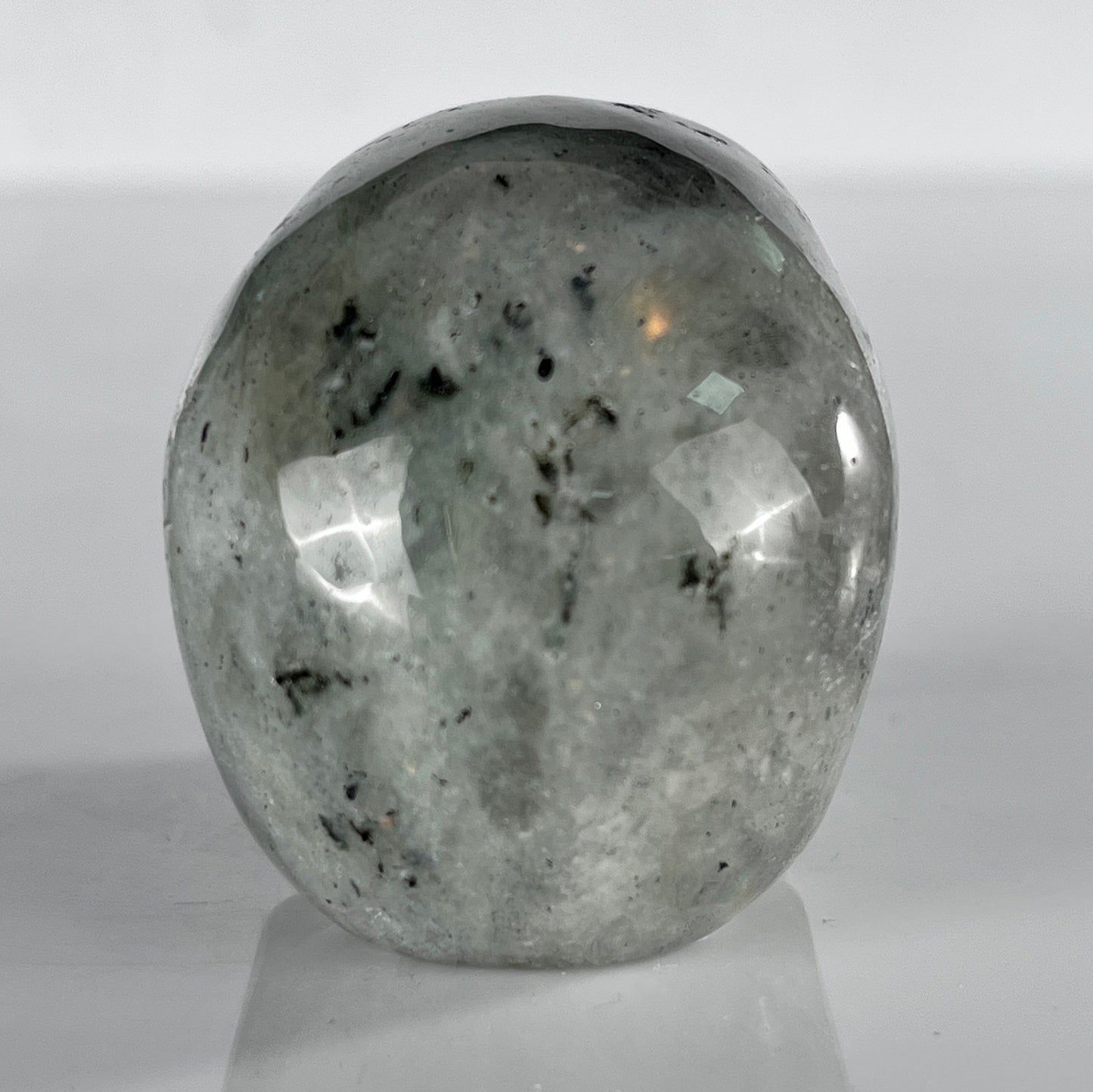 2 Inch Grey Labradorite Crystal Skull – Hand Carved Natural Stone
