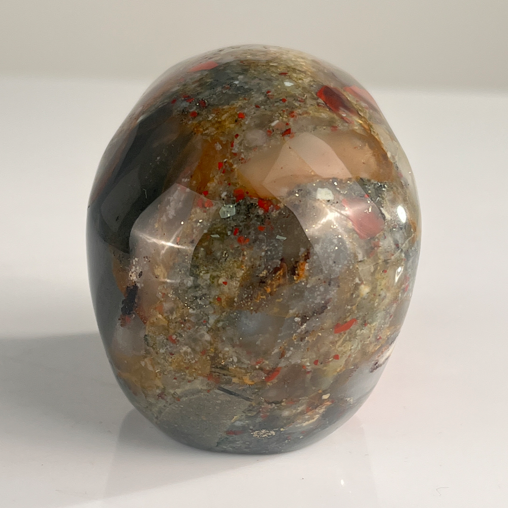 3 Inch African Bloodstone Crystal Skull