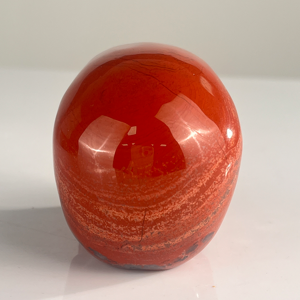 3" Red Jasper Crystal Skull - Pattern I