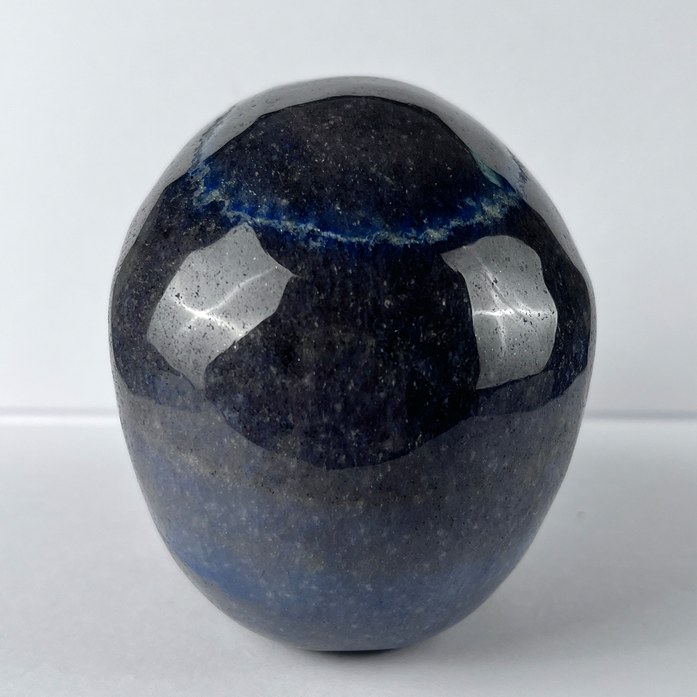 4.5" Blue Aventurine Crystal Skull - Pattern B