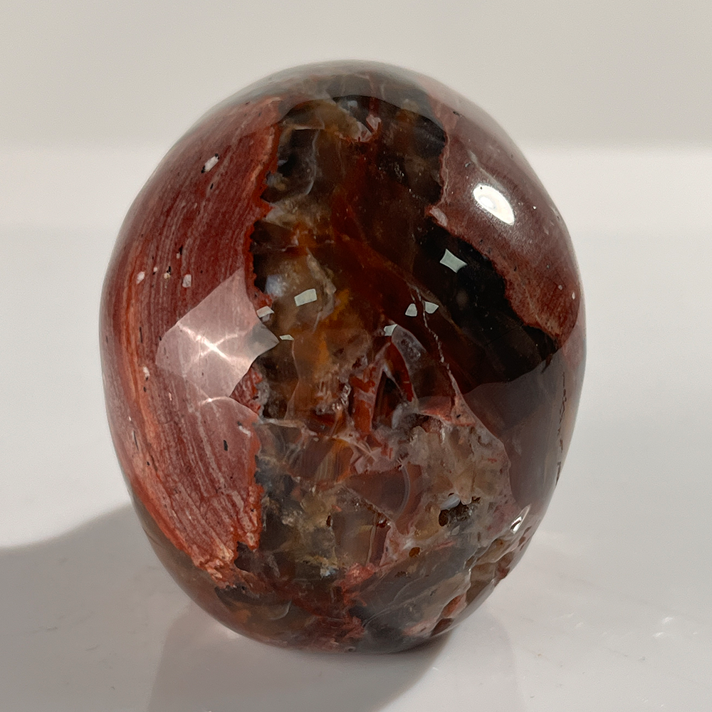 3" Volcanic Agate Crystal Skull