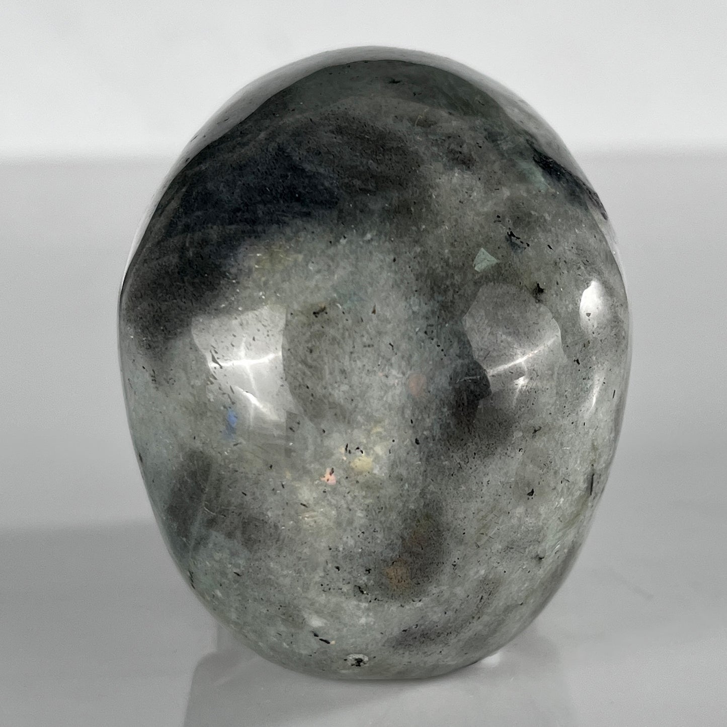 3 Inch Grey Labradorite Crystal Skull – Hand Carved Natural Stone