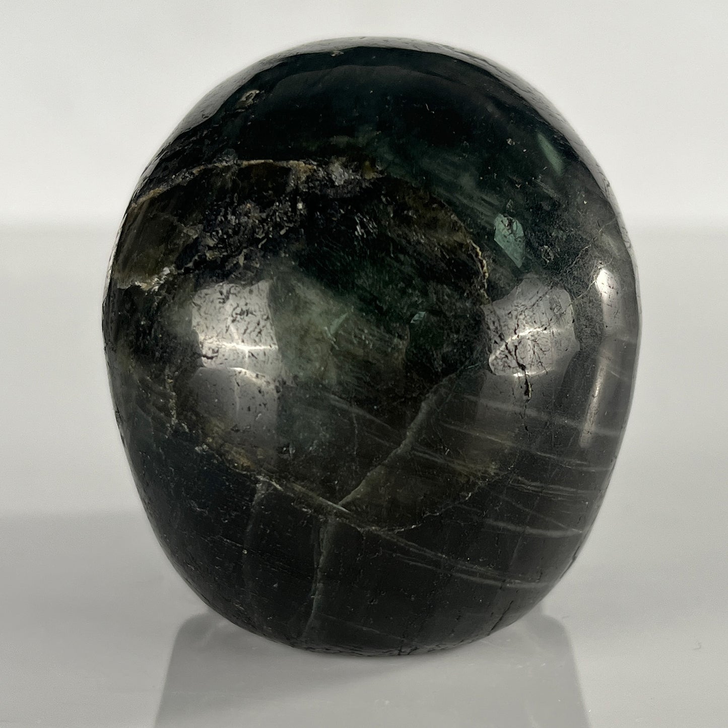 3 Inch  Blue Labradorite Crystal Skull – Hand Carved Natural Stone