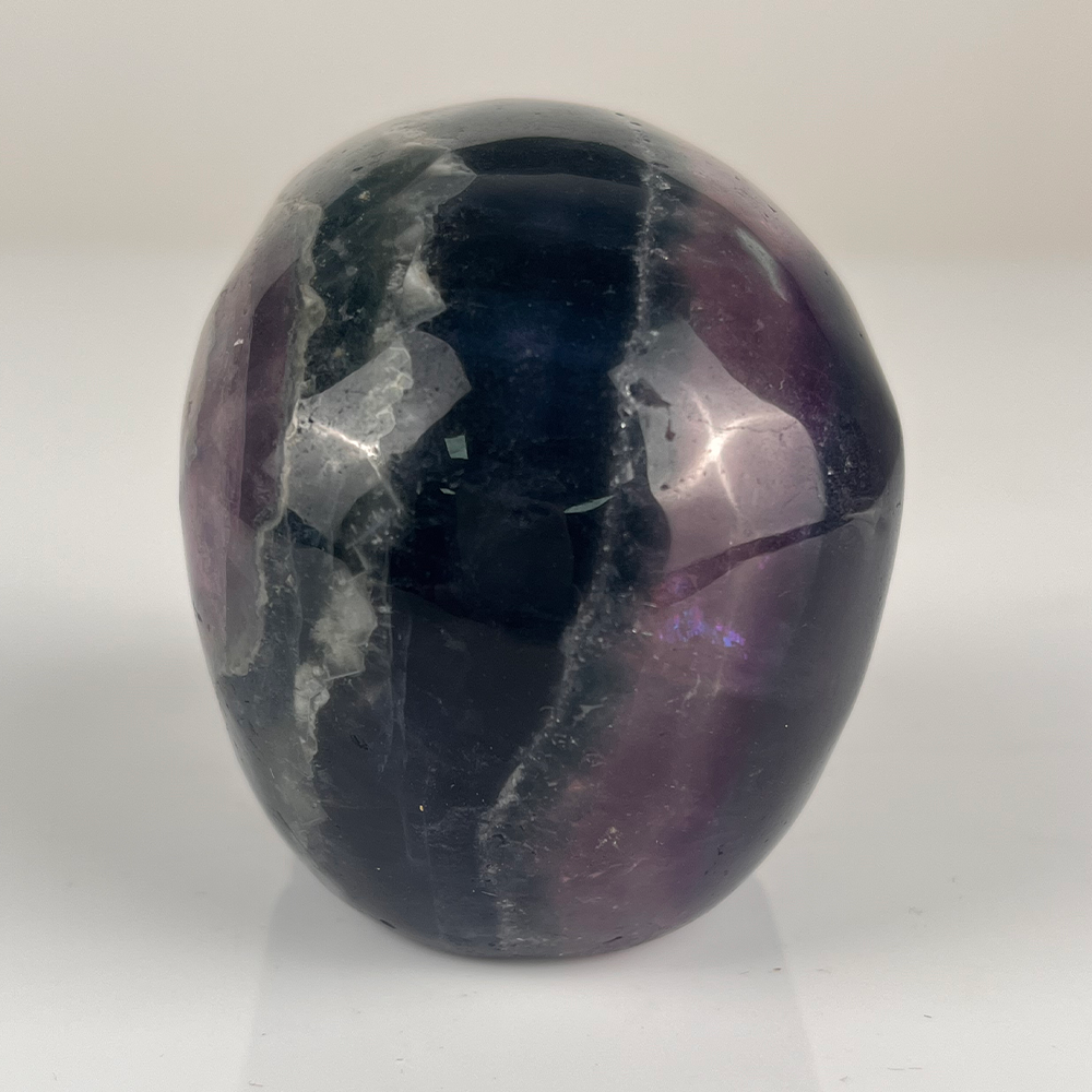3 Inch Fluorite Crystal Skull – Hand Carved Natural Stone