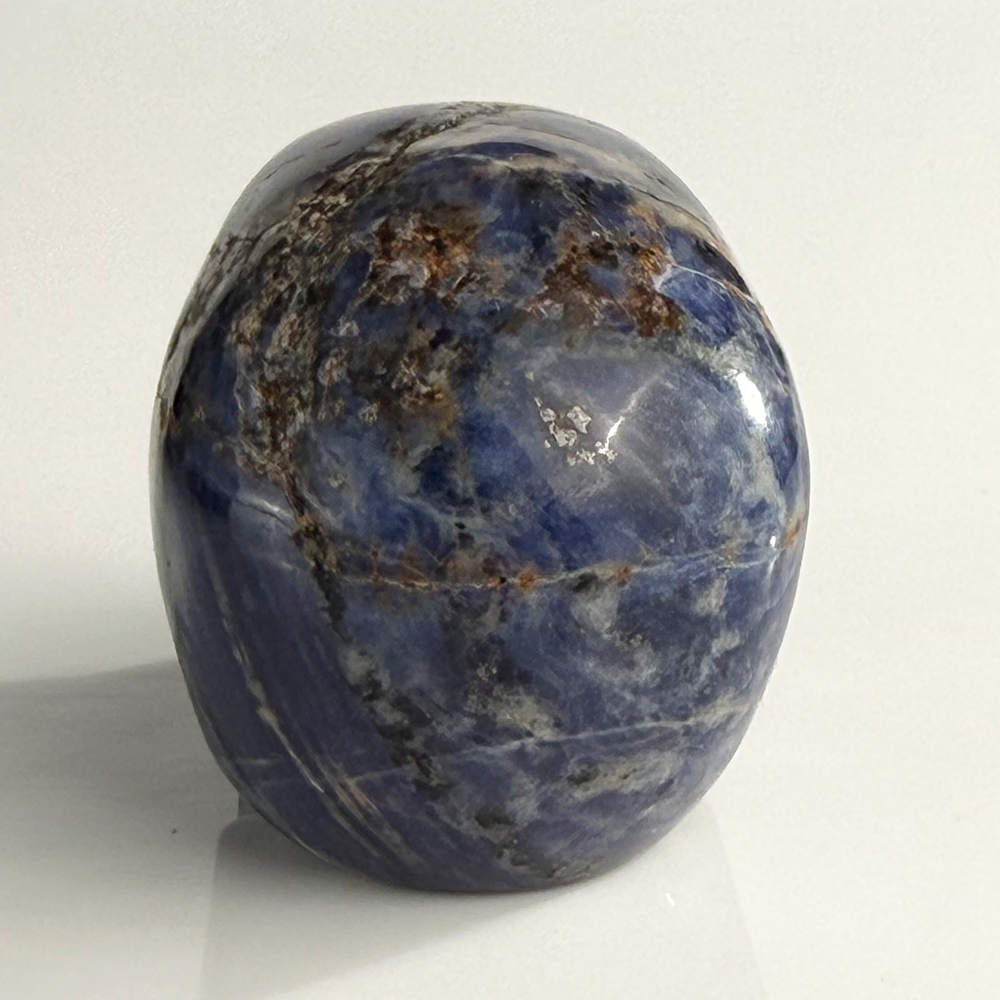 2 Zoll blauer Spitzenachat-Kristallschädel – Mini-Kristallschädel