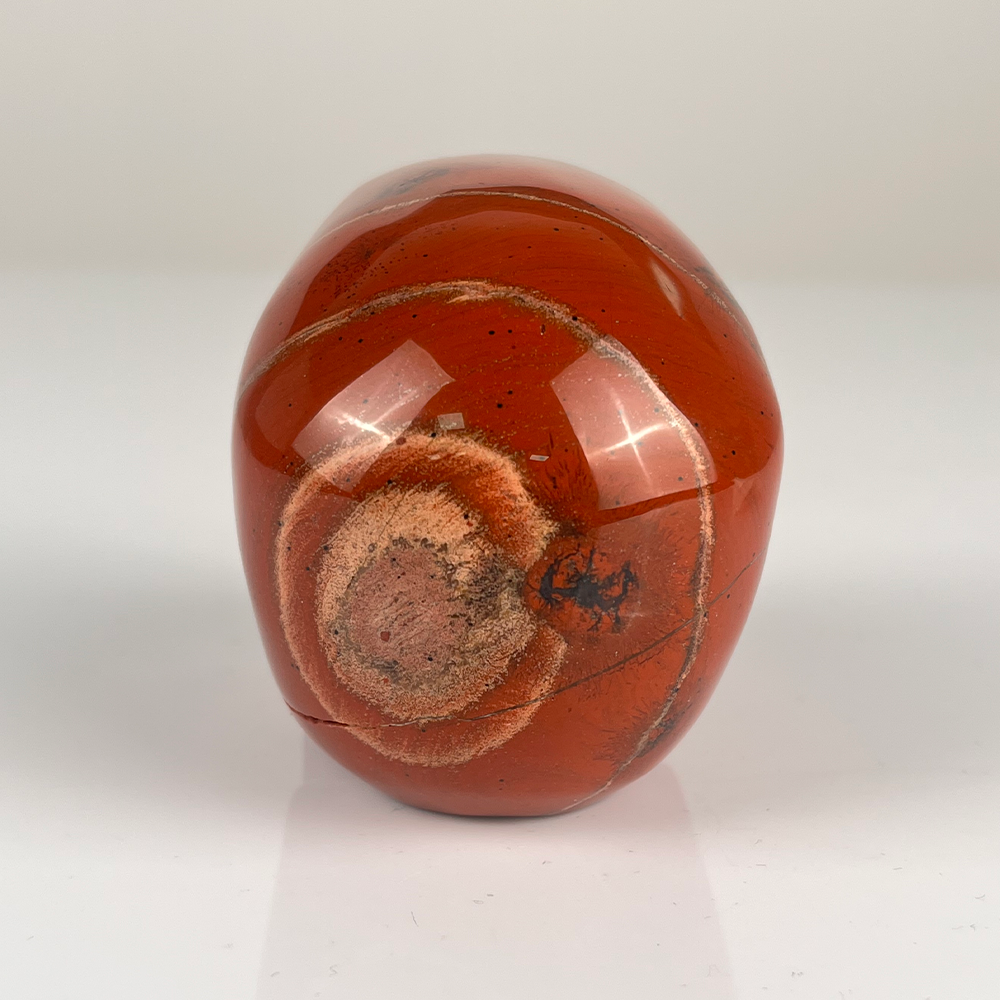 3" Red Jasper Crystal Skull - Pattern D
