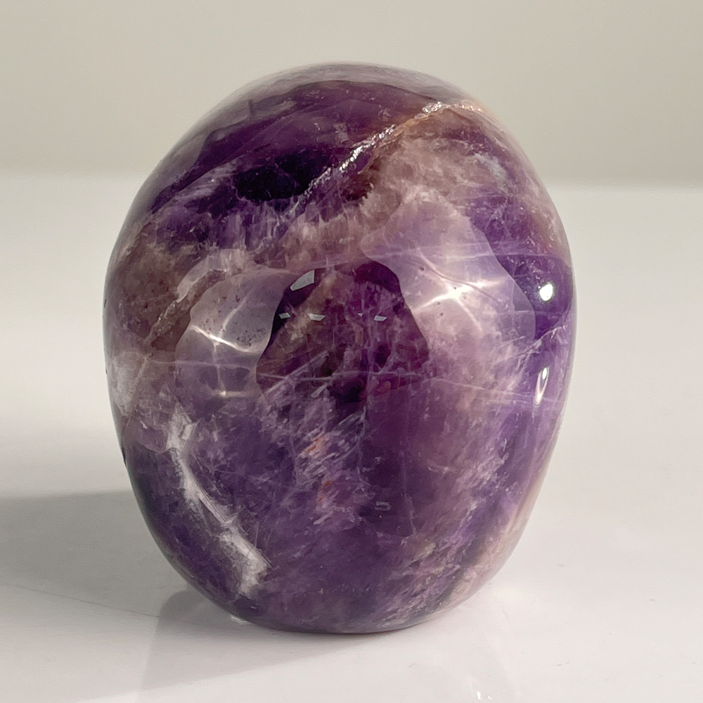 3 Inch Dream Amethyst Crystal Skull – Hand Carved Healing Stone
