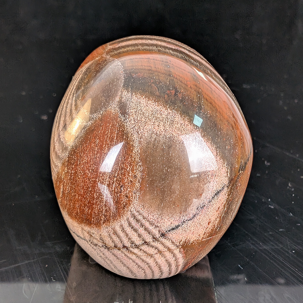 2" Red Jasper Crystal Skull - Pattern C
