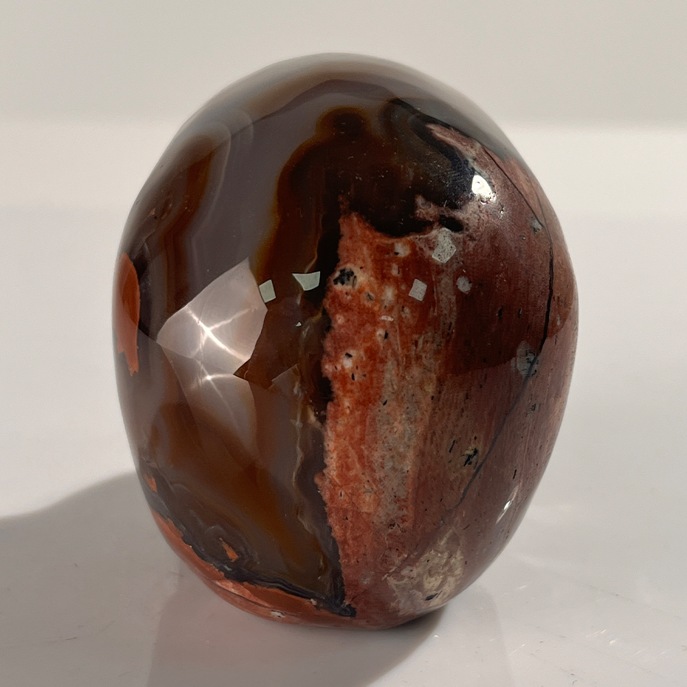3" Volcanic Agate Crystal Skull