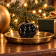 1.7" Black Obsidian Pumpkin Crystal Skull