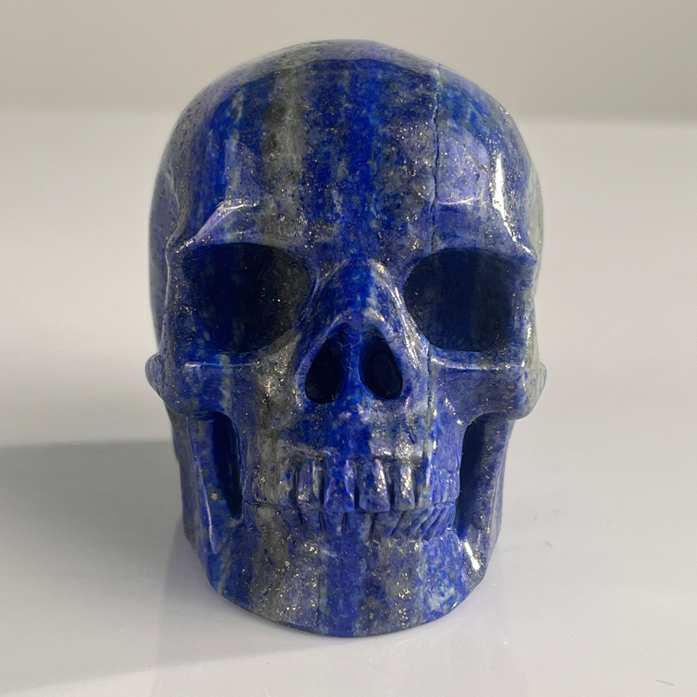 3" Lapis Lazuli Crystal Skull – Pattern I
