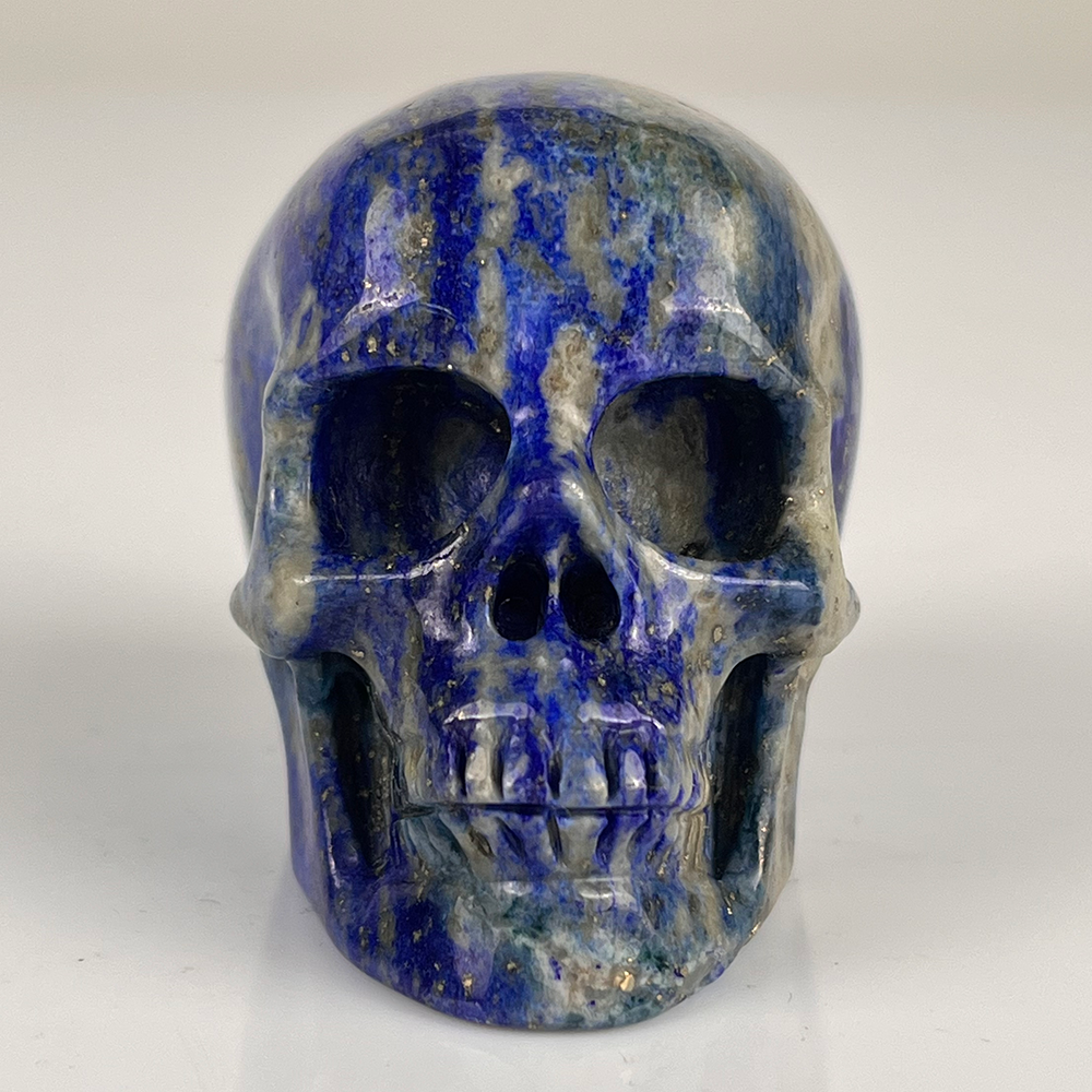 2" Lapis Lazuli Crystal Skull – Pattern B