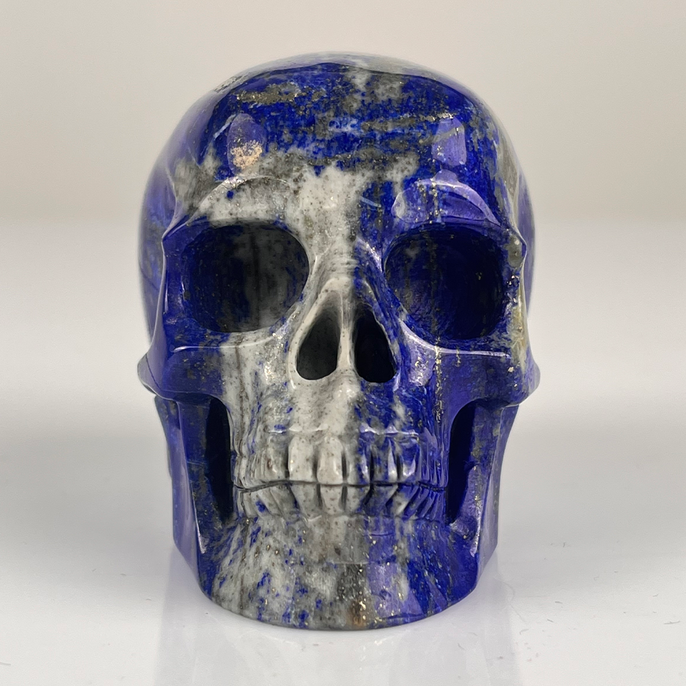 3" Lapis Lazuli Crystal Skull – Pattern F