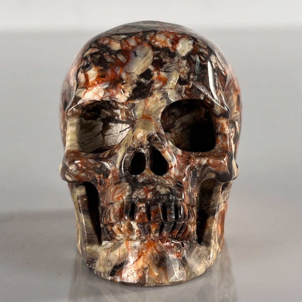 2" Money Agate Crystal Skull