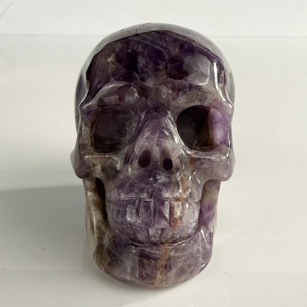 3" Dream Amethyst Crystal Skull – Pattern A