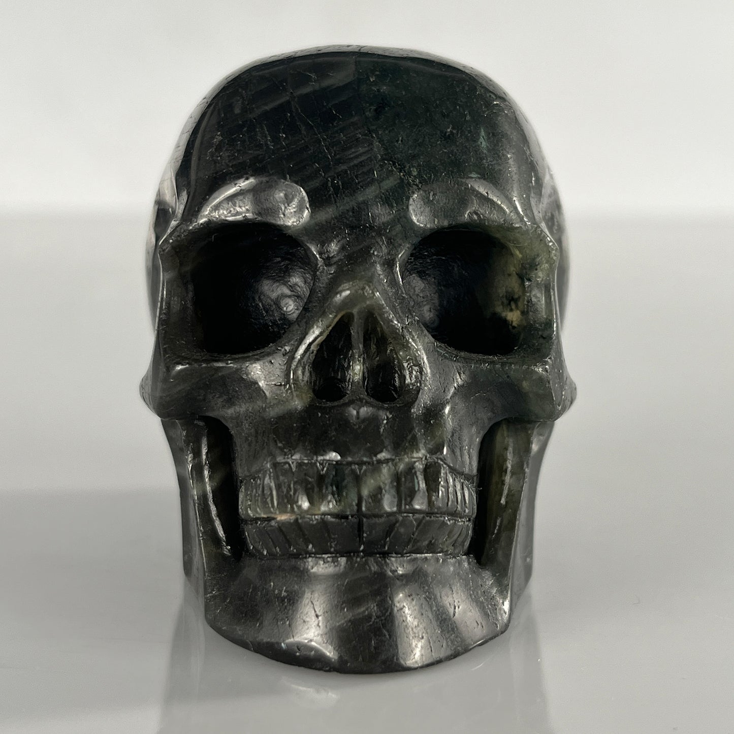 3 Inch  Blue Labradorite Crystal Skull – Hand Carved Natural Stone