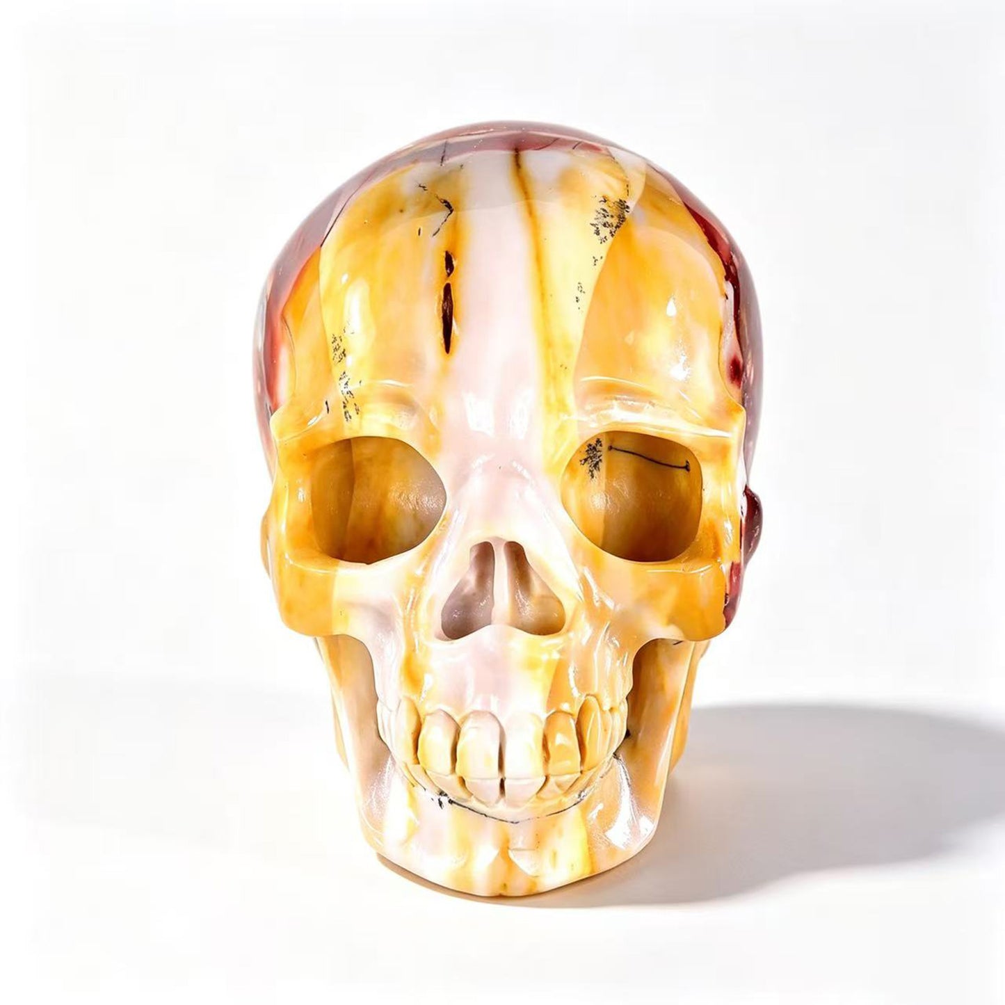 ‘Earth’s Tapestry’ - Mookaite Jasper Skull · Specimen No. 03