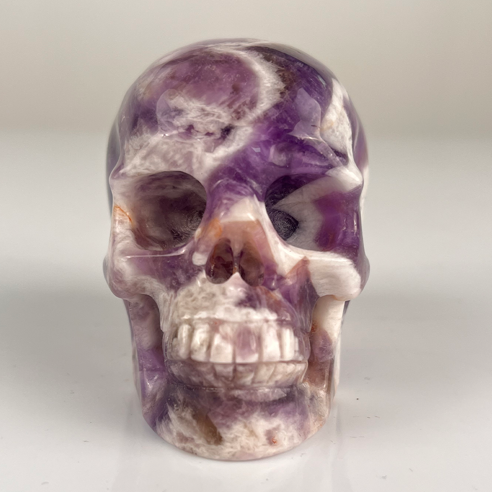 3" Dream Amethyst Crystal Skull – Pattern E