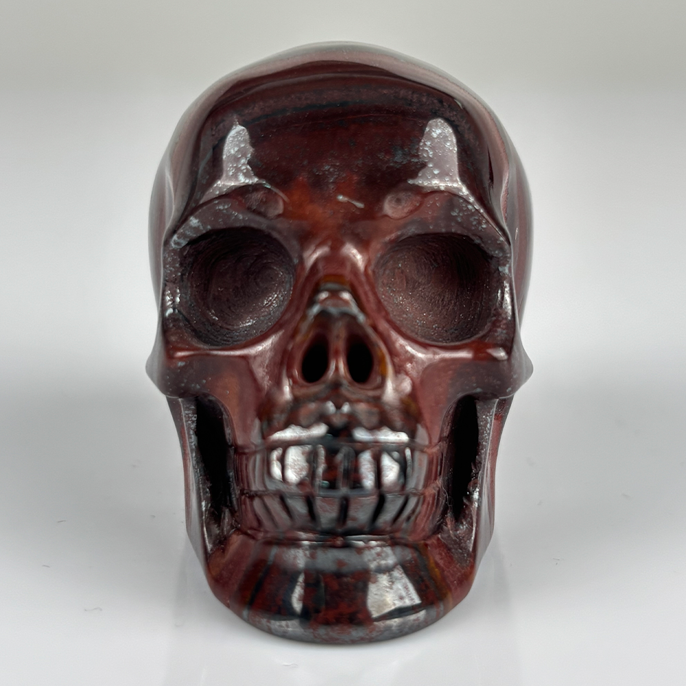 2 Inch Tiger Iron Crystal Skull – Mini Crystal Skull