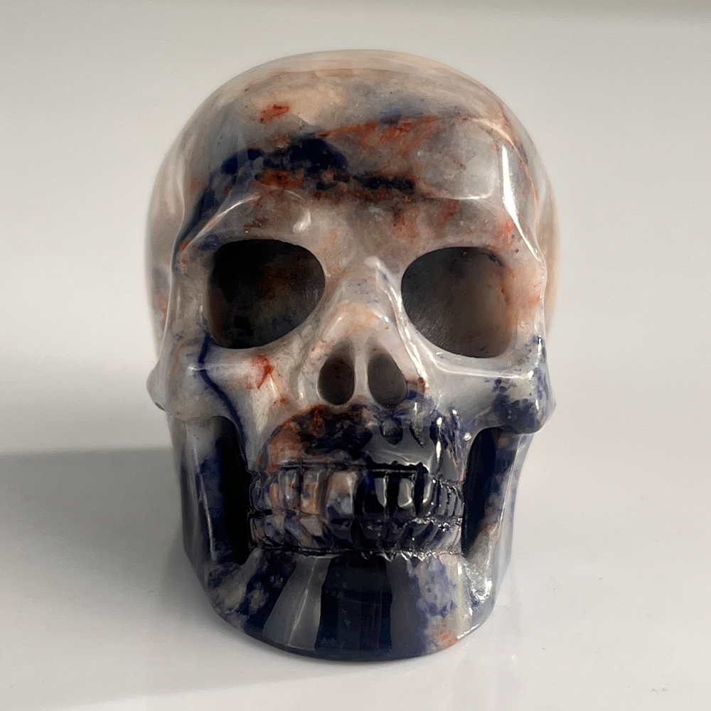 2" Sodalite Crystal Skull – Pattern D