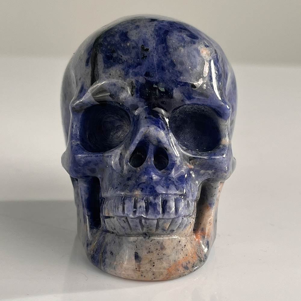 3" Sodalite Crystal Skull – Pattern G