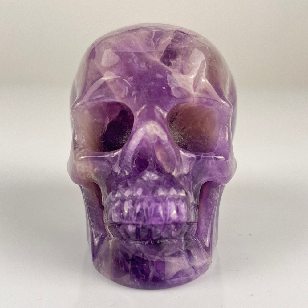3" Dream Amethyst Crystal Skull – Pattern B