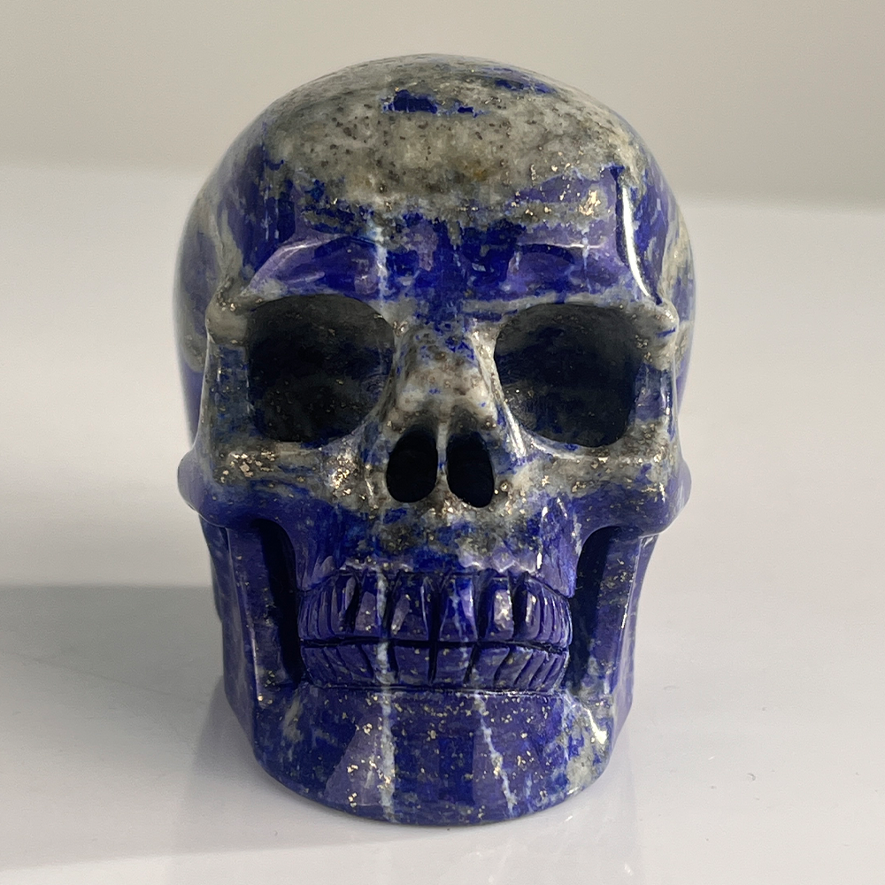 3" Lapis Lazuli Crystal Skull – Pattern A