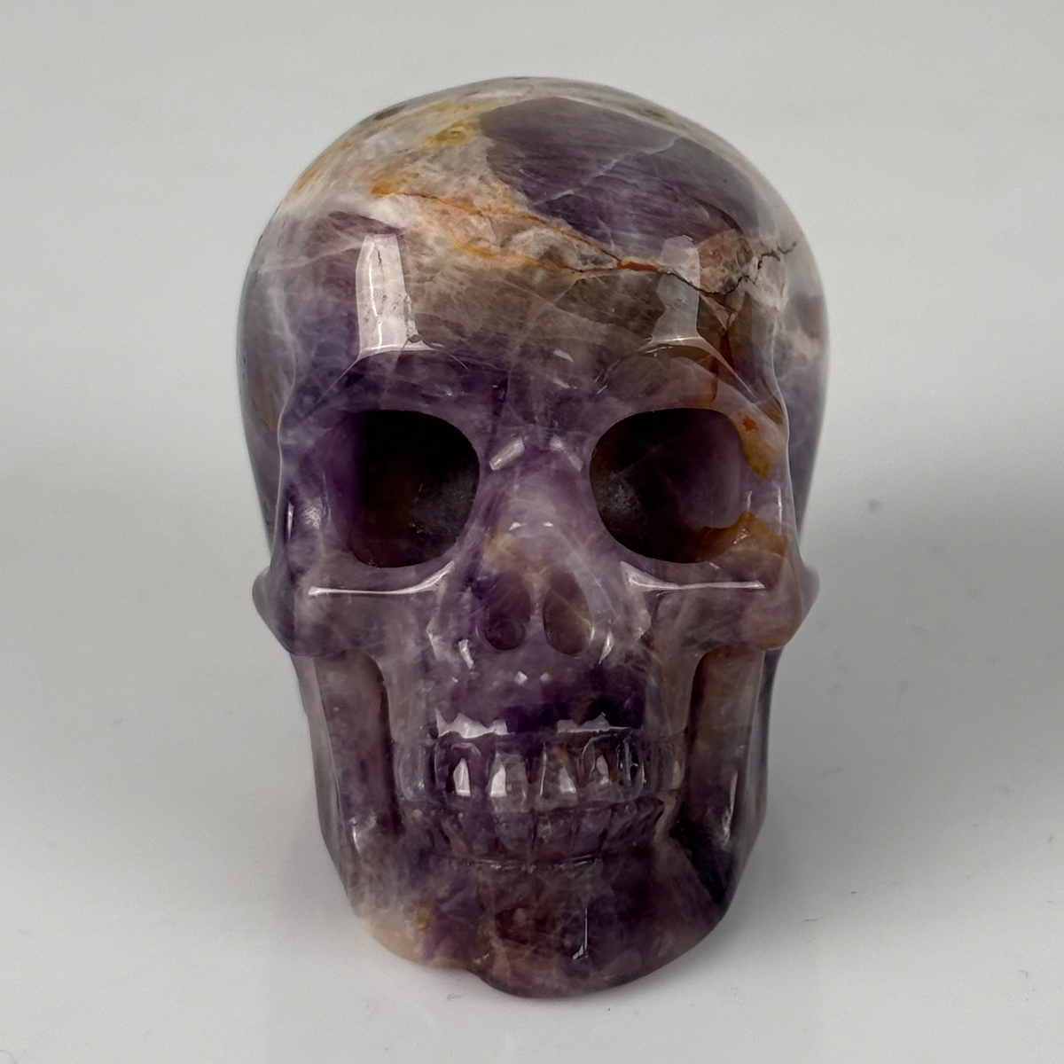 2" Dream Amethyst Crystal Skull - Pattern I