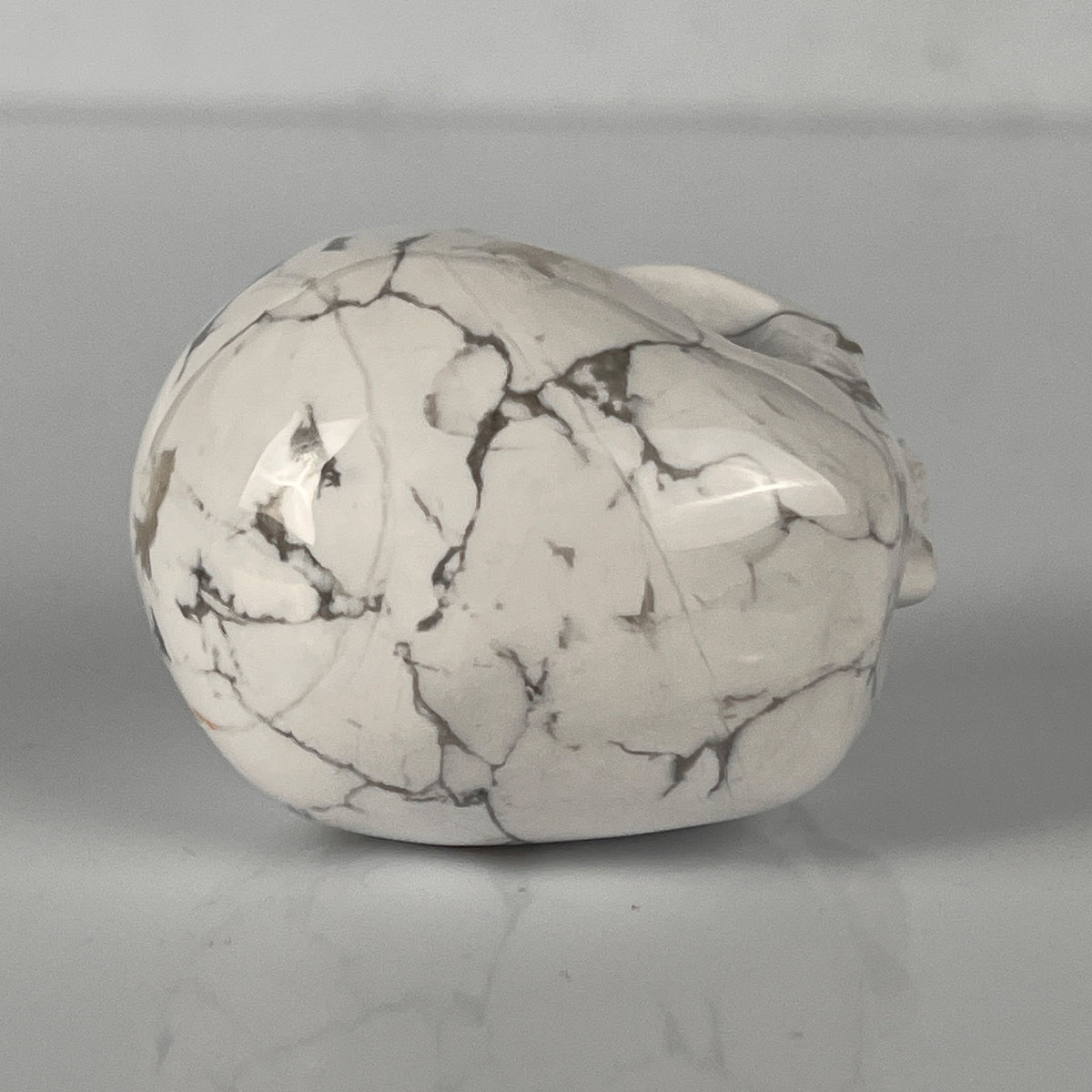 2" White Howlite Crystal Skull – Pattern B