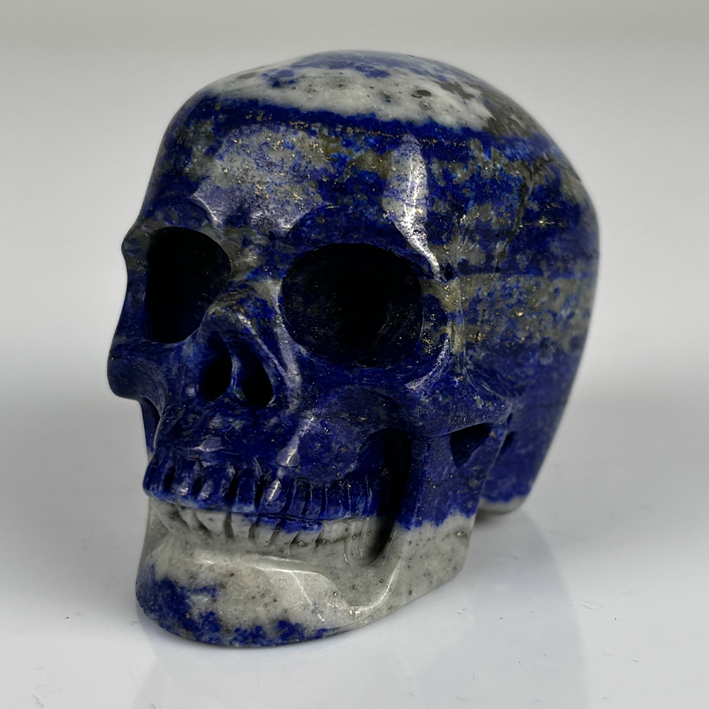 2 inch Lapis Lazuli Crystal Skull – Hand Carved Natural Stone