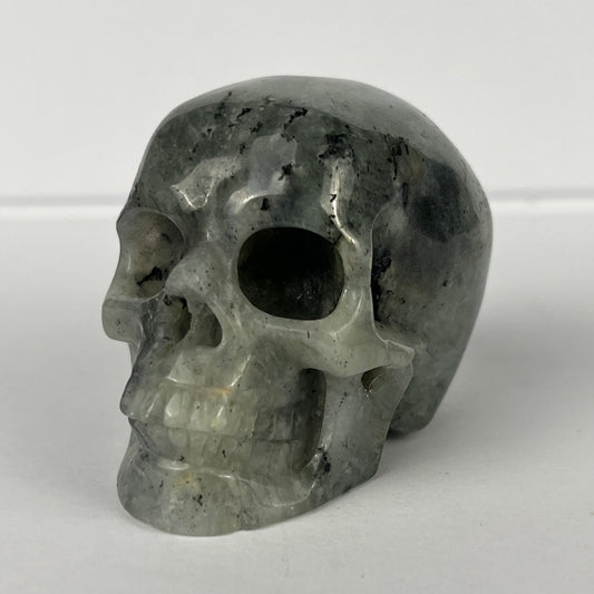 2" Grey Labradorite Crystal Skull - Pattern H