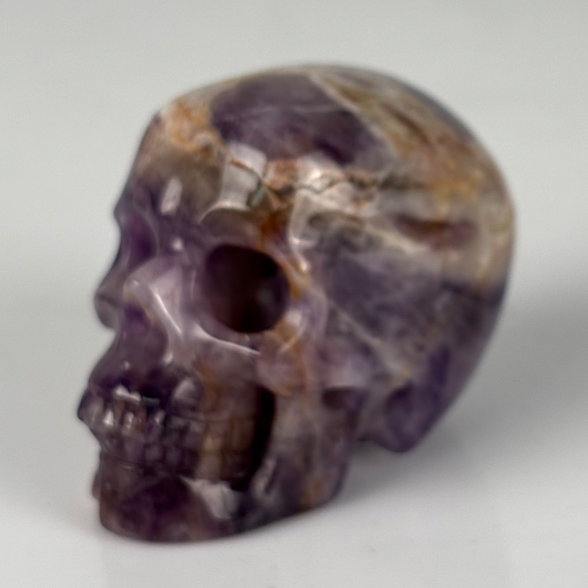 2" Dream Amethyst Crystal Skull - Pattern I