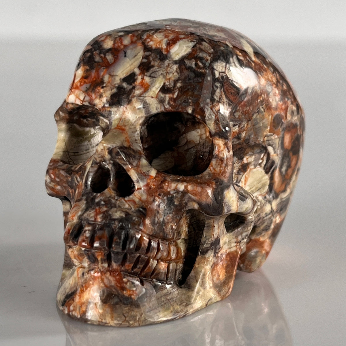 2" Money Agate Crystal Skull