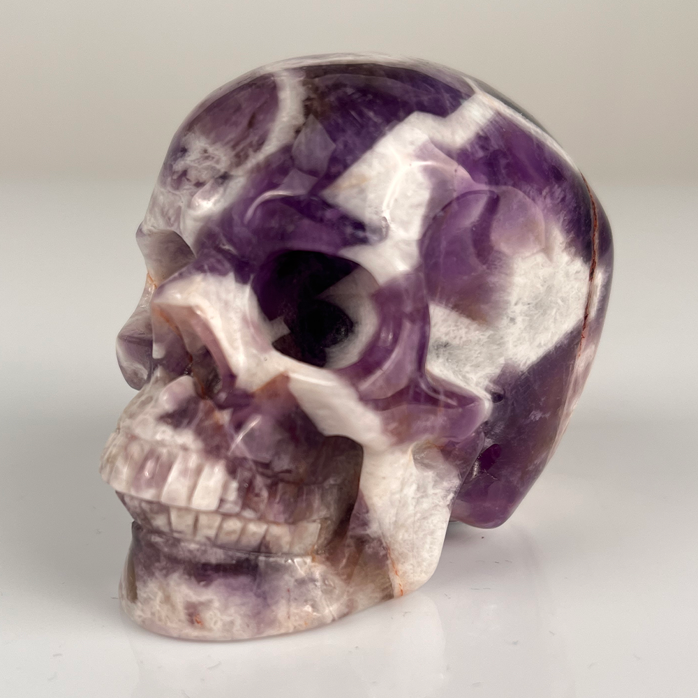 3" Dream Amethyst Crystal Skull – Pattern E